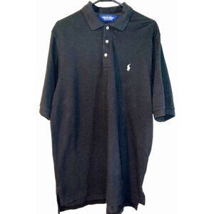 Polo Golf Ralph Lauren Mens Black Cotton Polo Shirt L